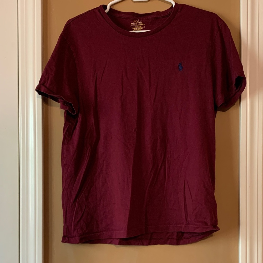 Polo Ralph Lauren Maroon Short Sleeve Tee